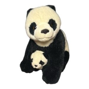 Panda and Baby Stuffed Animal Plush